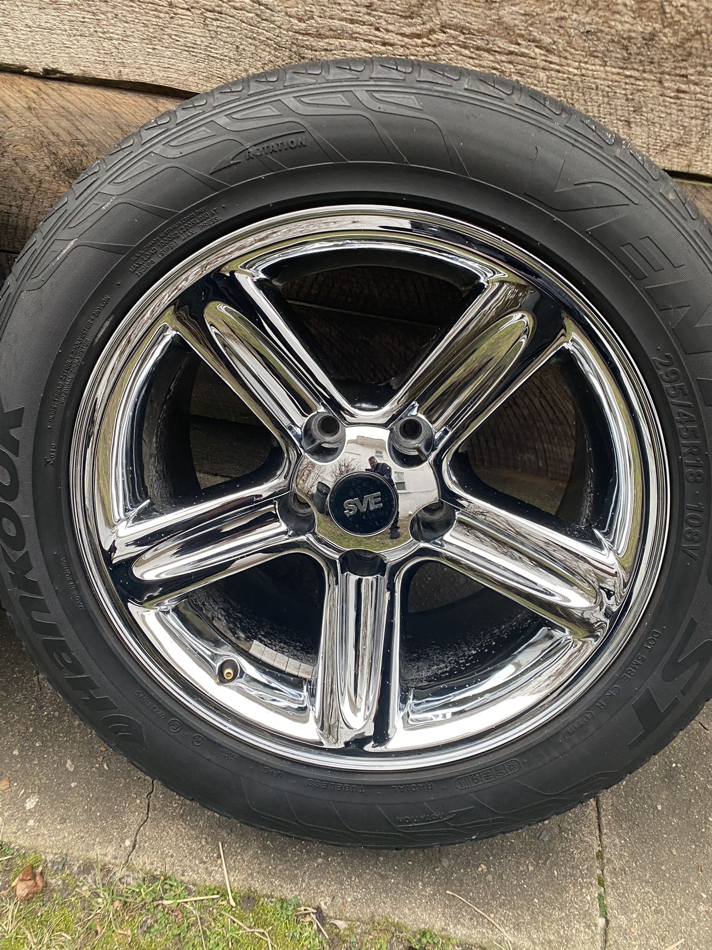 SVE 18” Ford Lightning Chrome Rims And Tires