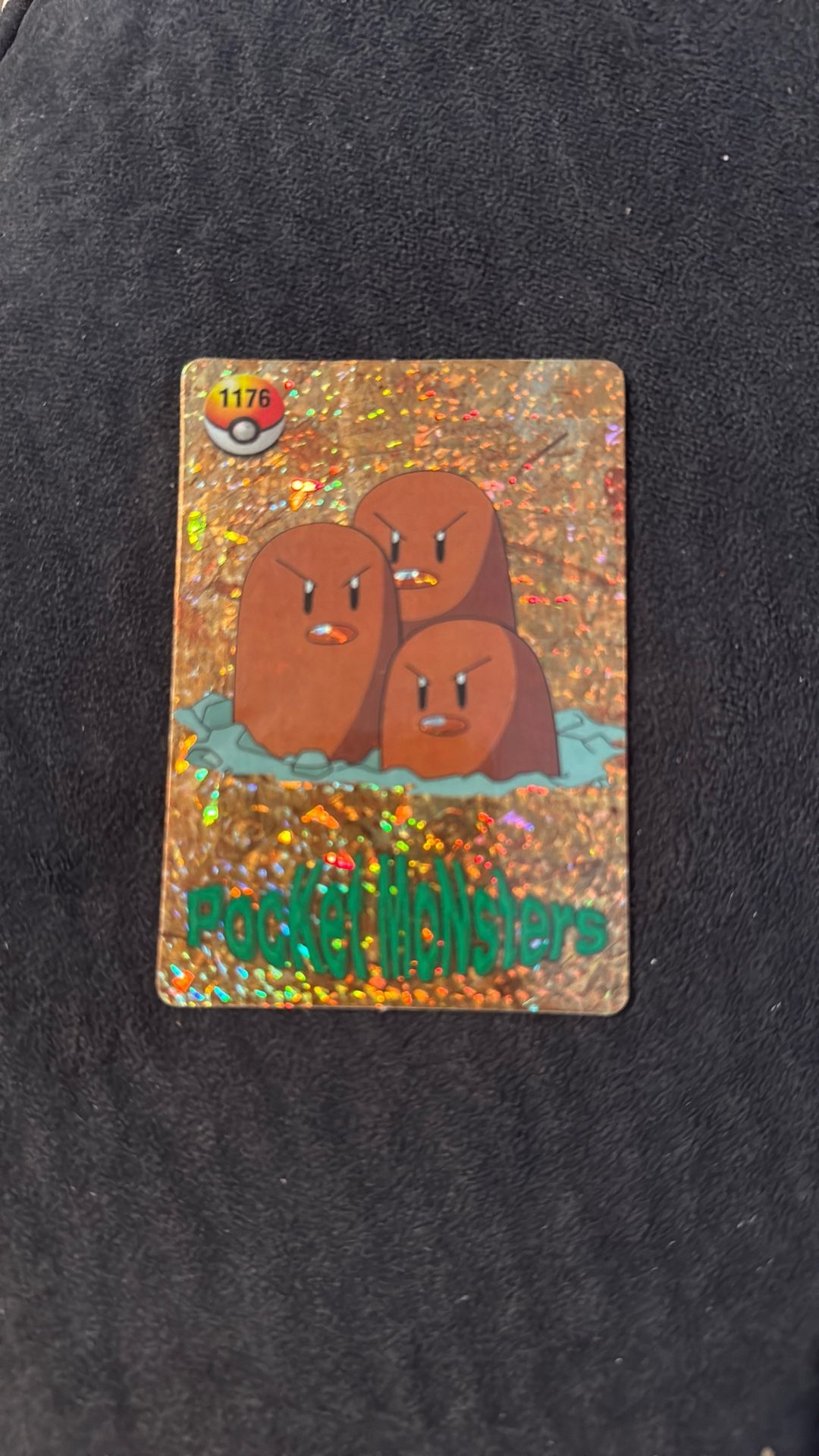 Pocket monsters 2 Side Holo Card. Pokémon 1176 Diglett & 1167 Vulpix (Pg 25)