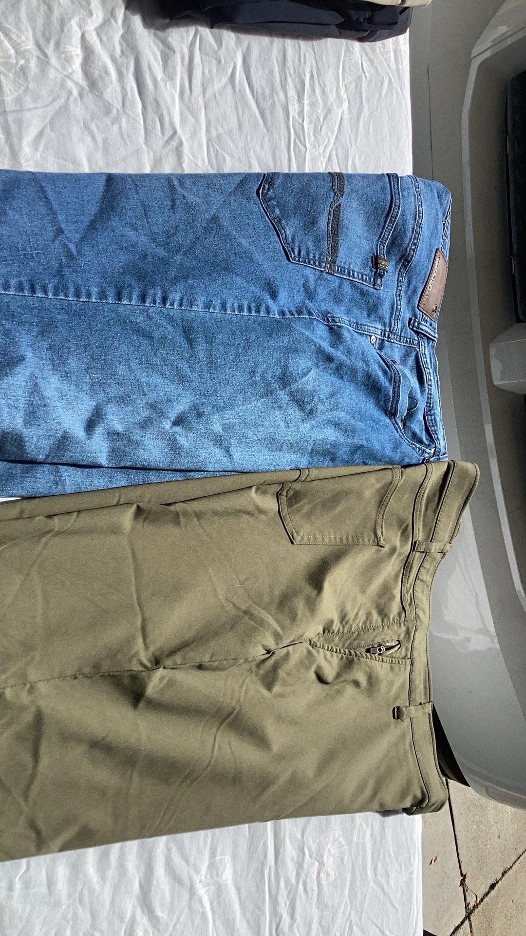 Men’s denim and slacks