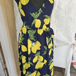Women Lemon Dress Size Small