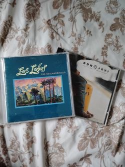 CD's. Bon Jovi and Los Lobos