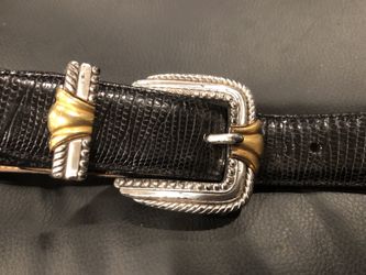 Vintage Brighton Museum Greco motif belt 30”