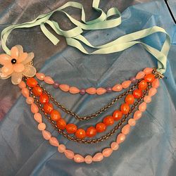 Beaded necklace or waist accessory
