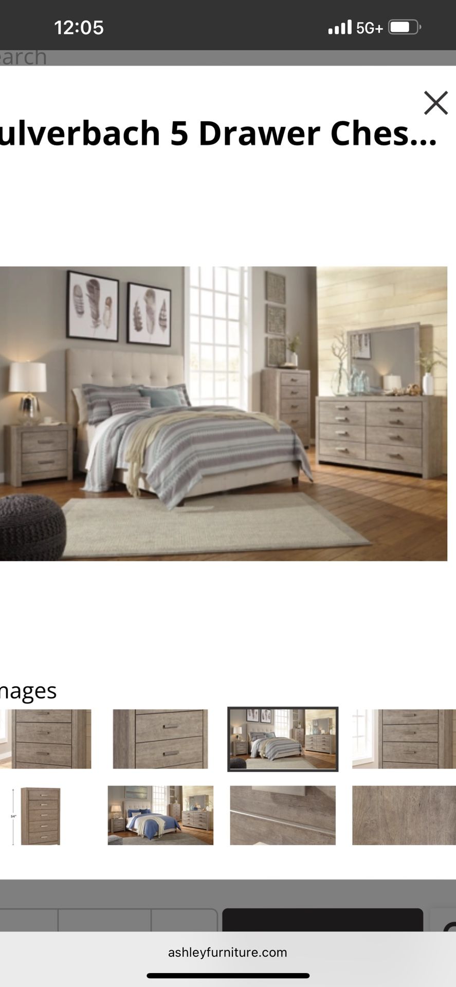 Ashley Furniture Bedroom set