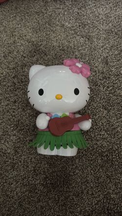 Hawaiian dancing hello kitty