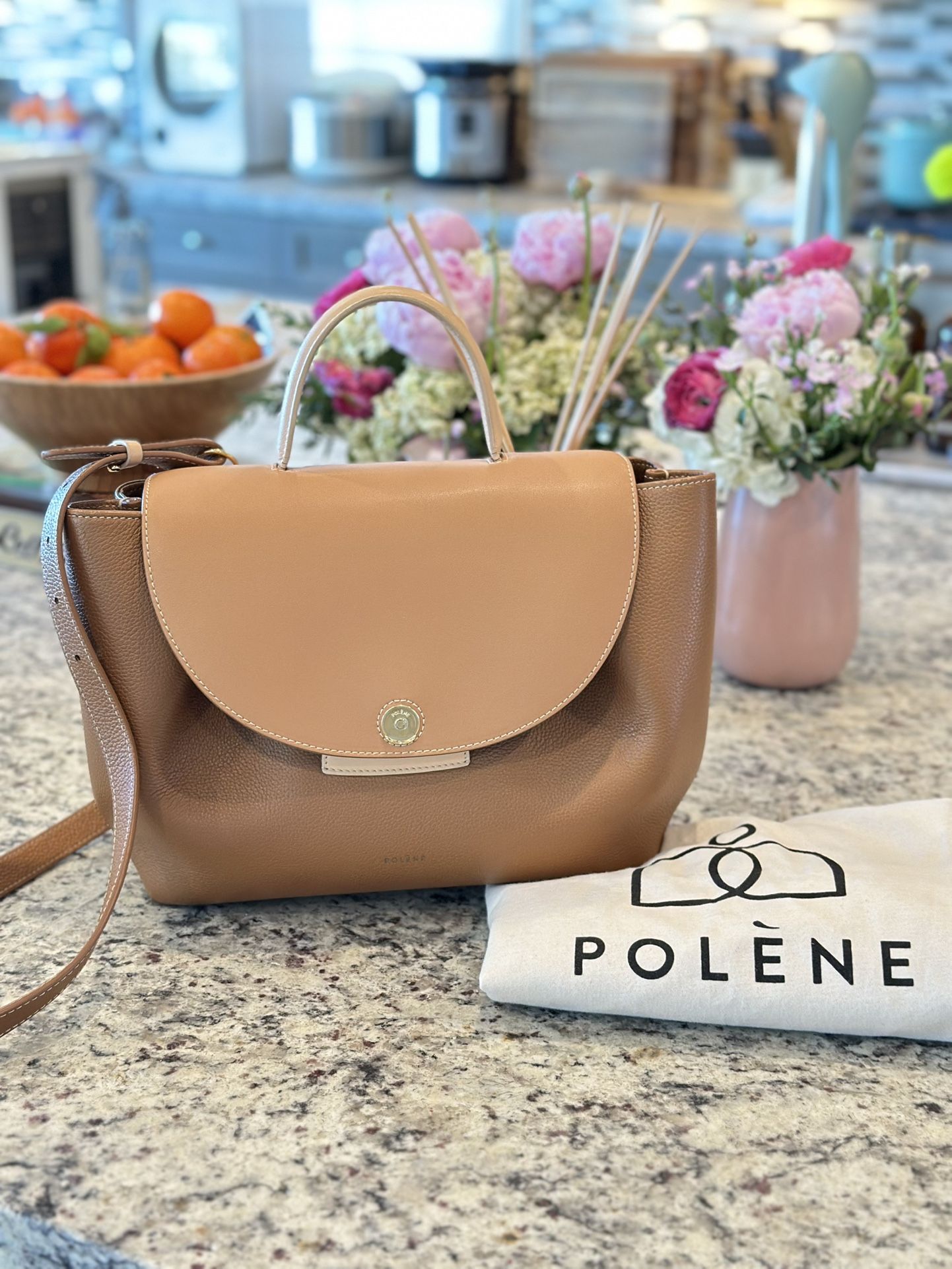 Polene Numero Un Trio Camel Purse