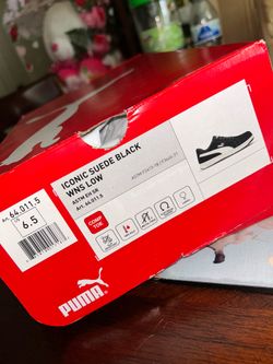 Iconic suede wns black low shoes
