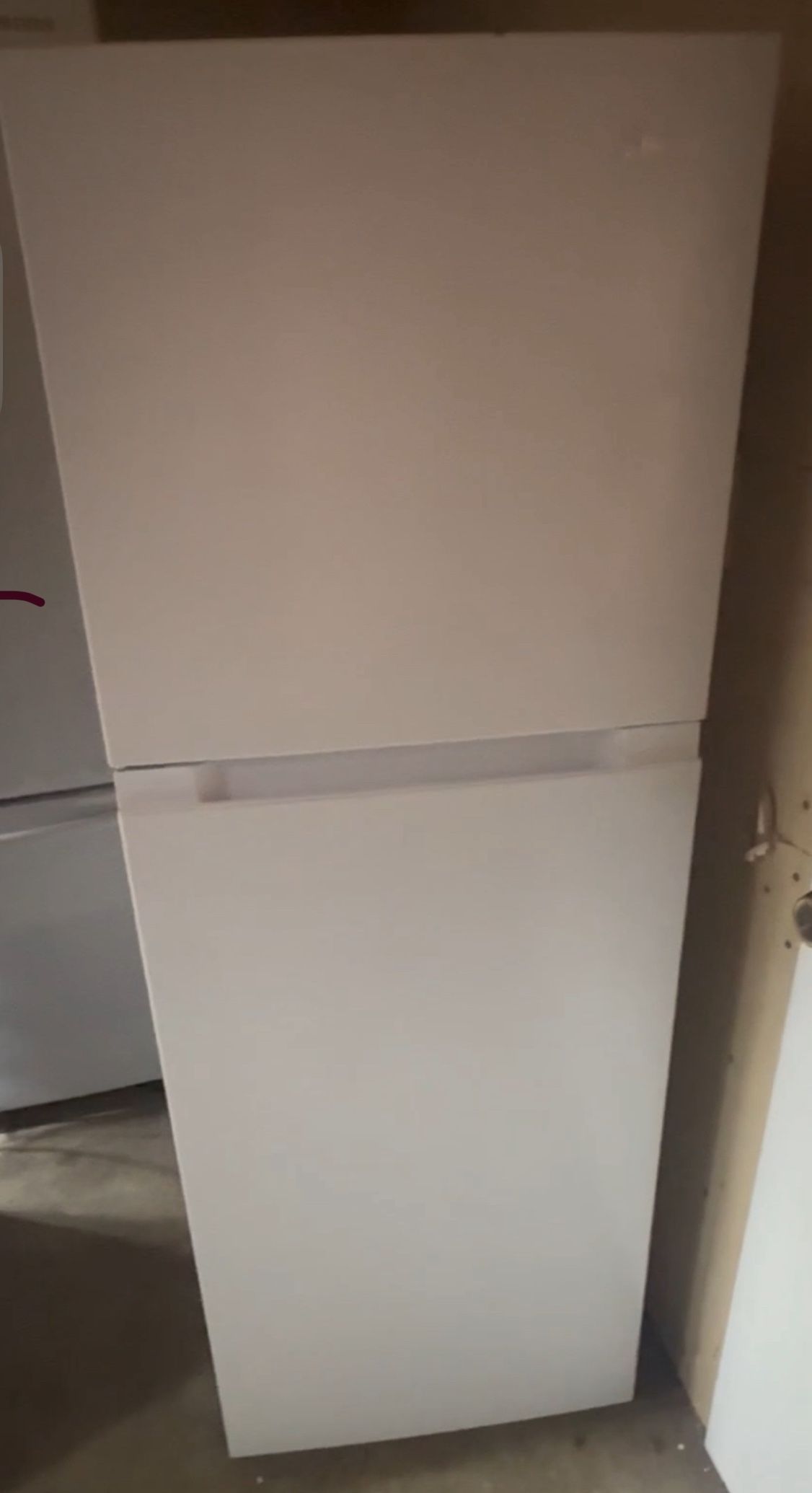 Small refrigerator Wide  21 1/2 deep 27 1/2 tall59