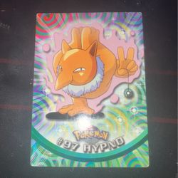 1999 Hypno Tv Animation Edition Topps Pokémon Card 