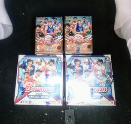 2026 Bowman Sports Card Box Lot $140