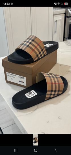 Burberry London slides