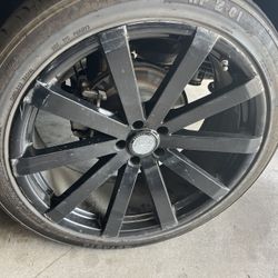 22 Inch Velocity Wheel And Advanta Tires 