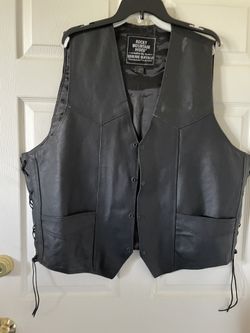 Leather Vest XXL