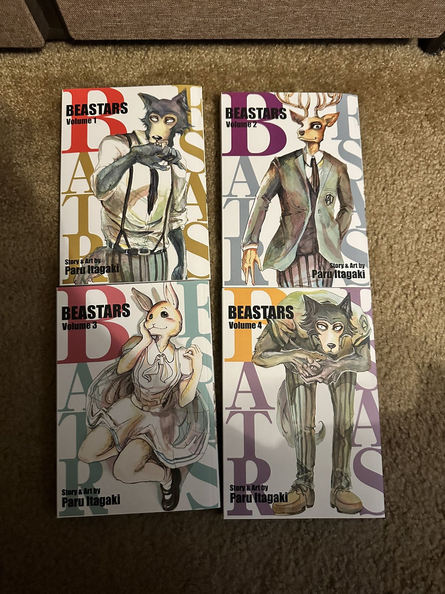 Beastars Manga Vol 1-4