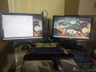 dual screen gaming desktop