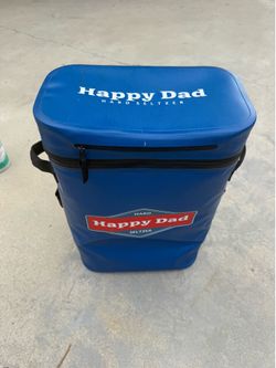 Happy Dad backpack cooler