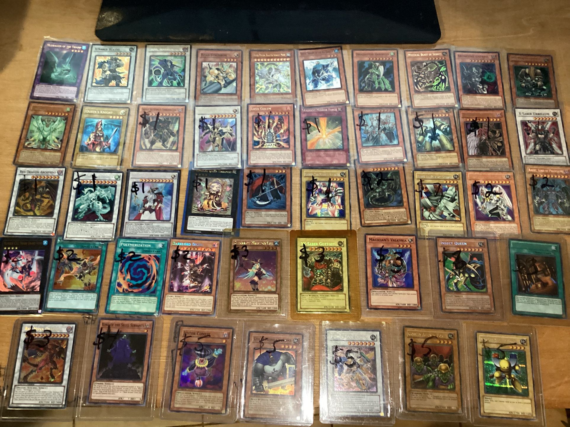46 Yugioh Foil Card lot 1st edition and unlimited