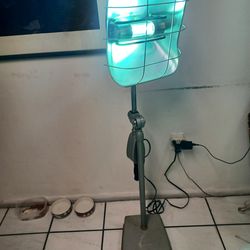 VINTAGE SPERTI INDUSTRIAL UV LIGHT SUN TAN TANNING INFRA RED HEAT FLOOR LAMP BOOM