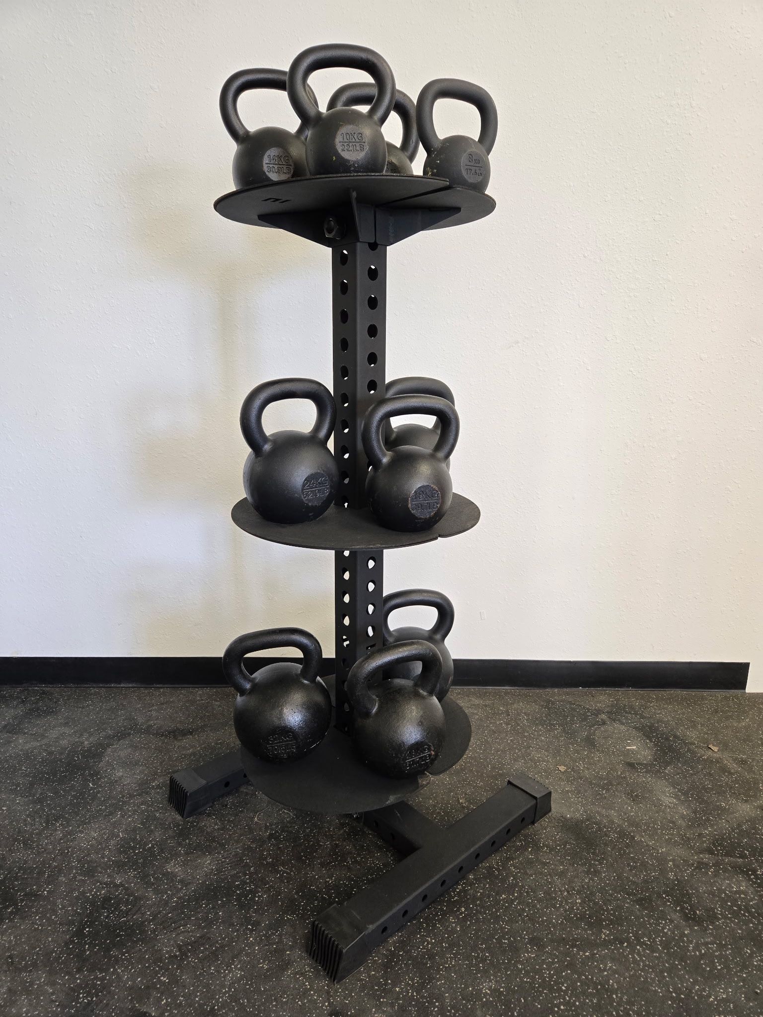 Kettlebell Set w/ Storage Rack
