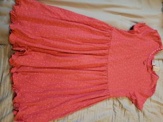 Girls Pink Floral M/8 Dress