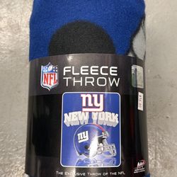 New York Giants Fleece Throw Blanket