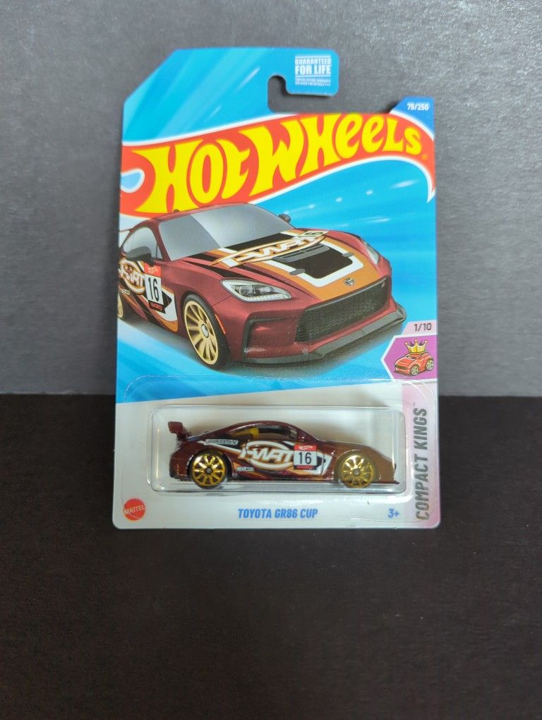 Hot Wheels Compact Kings Toyota GR86 Cup
