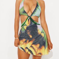 Cutout Mini Dress