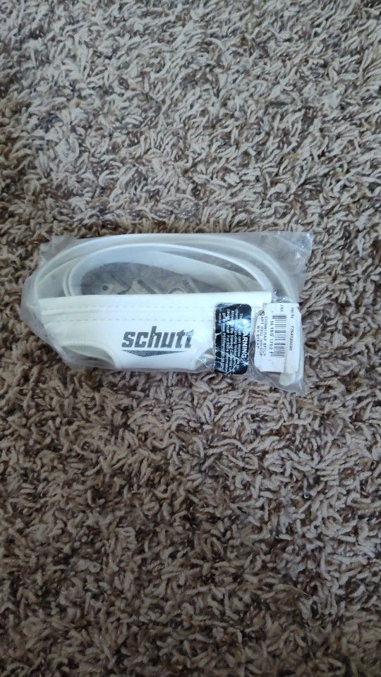 Schutt Chin Strap White Adult Four Point Helmet Football