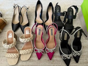 Woman’s High Heel Shoes Size 7 1/2-9 1/2 Calvin Klein, Vince Camino, Steve Madden, Marc Fisher, Not Jimmy Chop, Ysl 