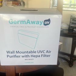 Air Purifier, Wall Mount Or Desk Uvc And Filter