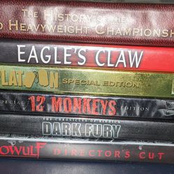 Stack Of 10 Dvds