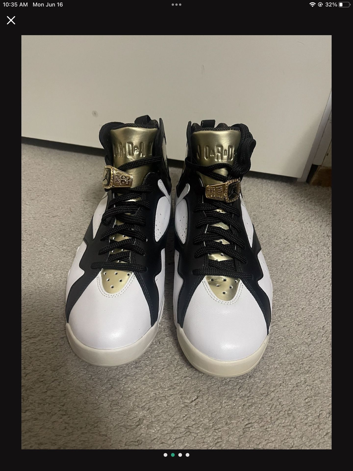 DS JORDAN 7 CHAMPAGNE SIZE 10.5 NO BOX