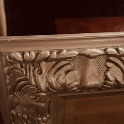 Beautiful silver colored mirror