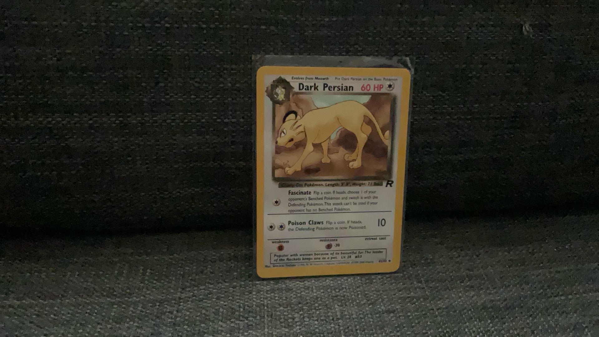 Dark Persian Pokemon Card