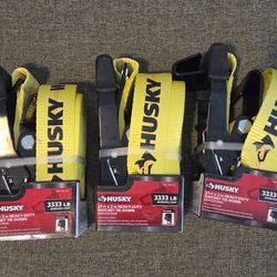 Husky Ratchet Straps (Flat Hook)