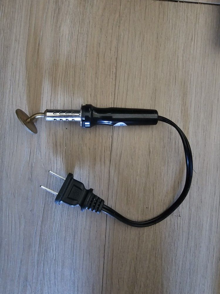Mini Black Electric Craft Detailing Round Tip Iron, VGC,