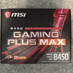 MSI B450 AMD Motherboard Gaming Plus Max