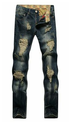 MR. R Men's Distressed Ripped Skinny Jeans 9 Designs