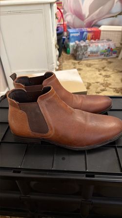 Men's Brown Leather Chelsea Boots M11