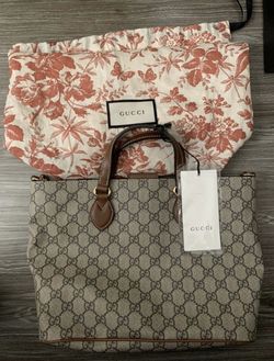 Authentic Gucci GG supreme tote