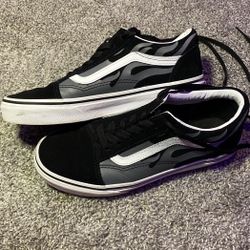 Vans Old Skool Suede Flame Sneakers