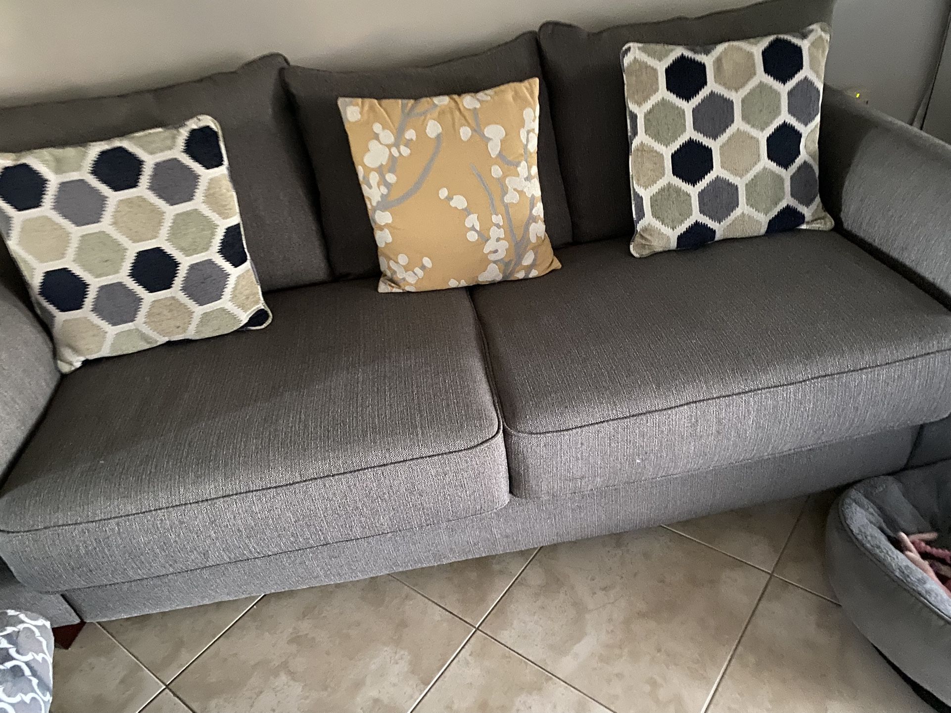 Gray Sleeper Sofa