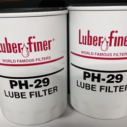 Oil Filter Lot of 2 LuberFiner PH-29 Lube For Chevrolet GMC Trucks 1(contact info removed)