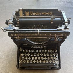 Vintage Underwood Typewriter (Inherited From Grandfather) Sold As Is