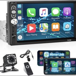 Single Din 7 INCH CARPLAY BLUETOOTH