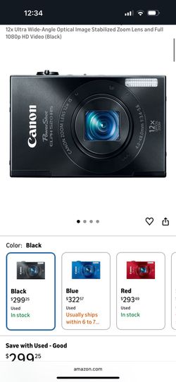 Cannon Power shot elph 520 hs (camara)