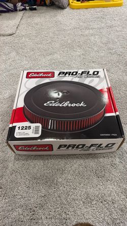 edelbrock pro-flo air cleaner NEW