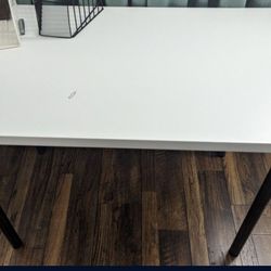 Home Work Station / Office Table And Chair With Cushion :IKEA 