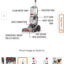 SMART WASH 🧼 ADVANCED Carpet Cleaner Machine Cordless Clean Pet Stain 🫟 New In Box