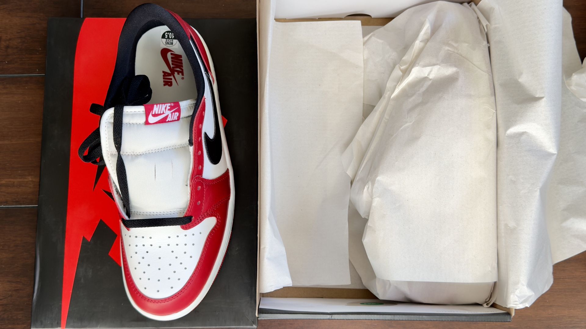 Low Chicago DS size 10.5 proof of purchase
